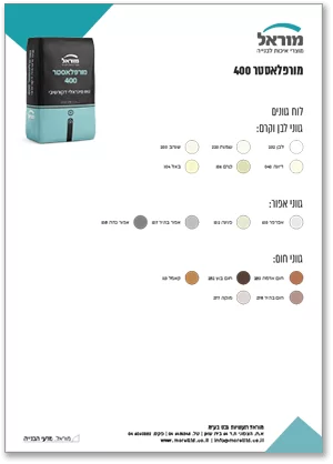 מורפלאסטר 400<br /></noscript>לוח גוונים